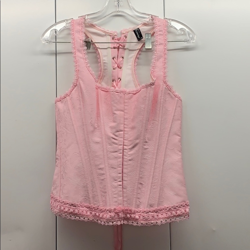 Pink corset